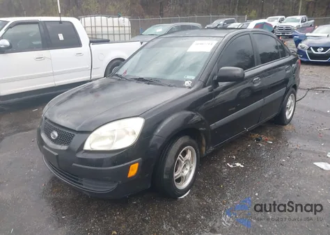 2006 Kia Rio Lx из США, поврежденный, VIN KNADE123066048925